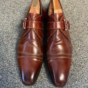Magnanni Monk Strap Shoes